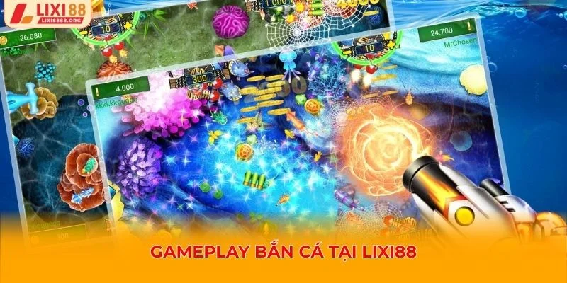 Review bắn cá online Lixi88 cho thấy gameplay được thiết kế phong phú