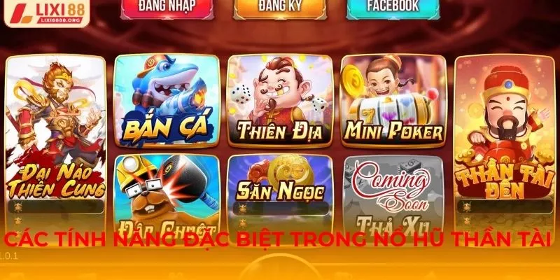 Các tính năng đặc biệt trong nổ hũ Thần Tài